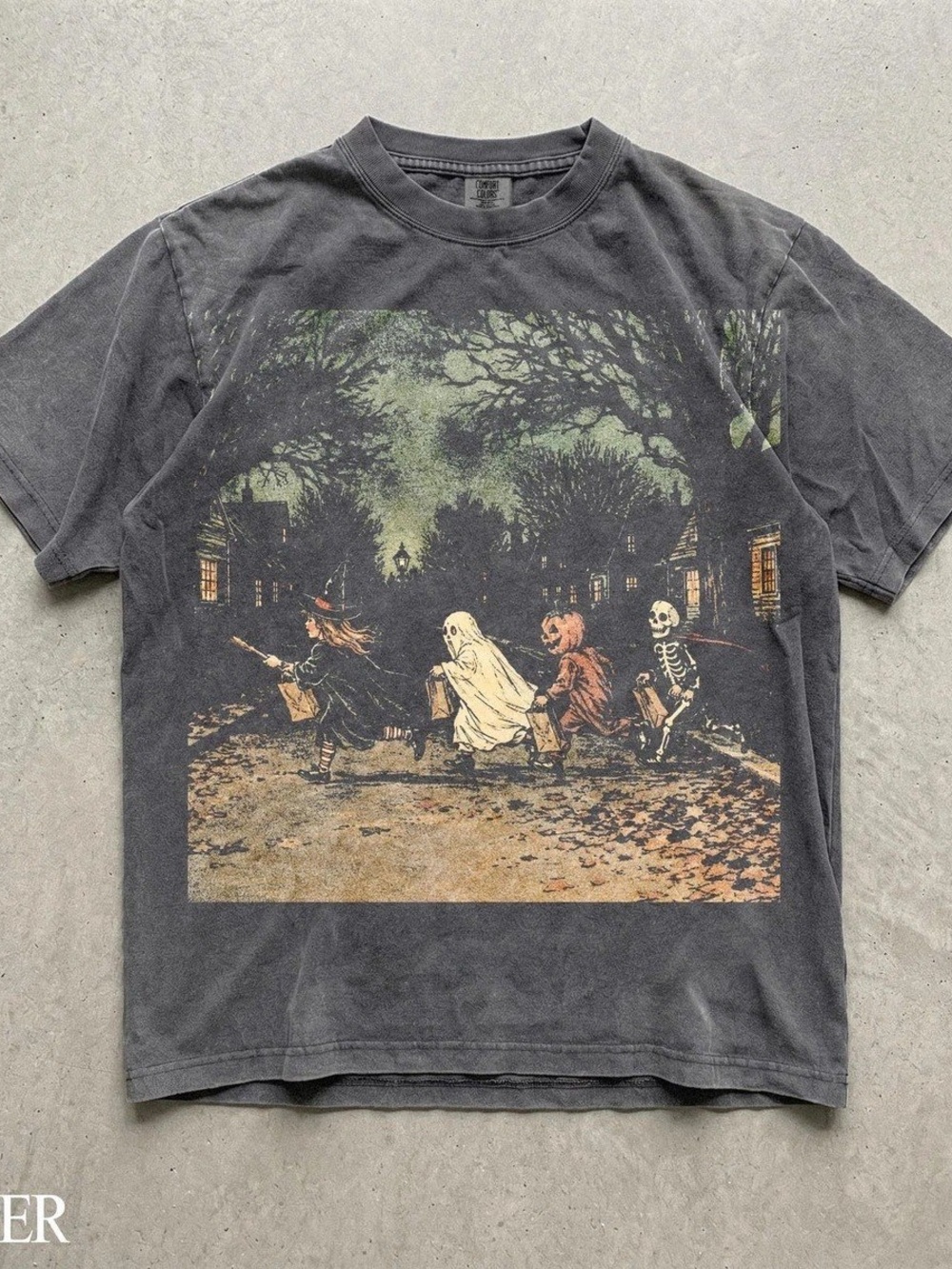 Halloween Graphic T-Shirt - Comfort Color Pepper
